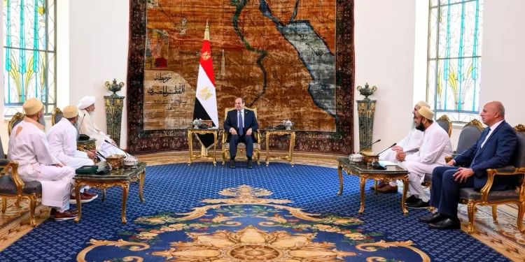 Al-Sissi reçoit le sultan de la communauté Bohra 2 - Le Progrès Egyptien Al-Sissi reçoit le sultan de la communauté Bohra 1 - Le Progrès Egyptien