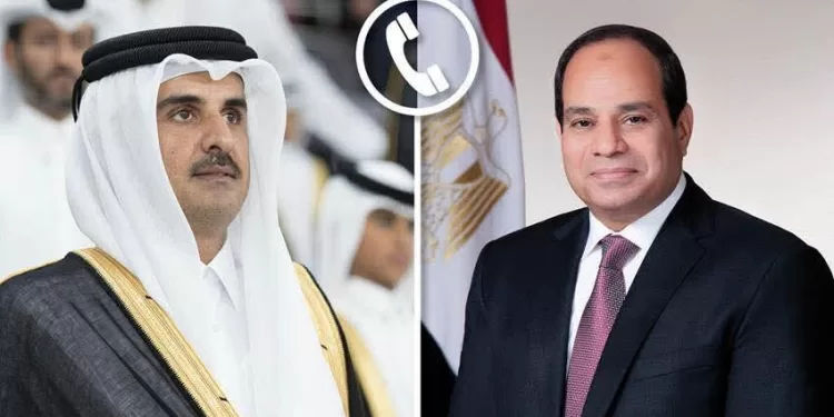 Al-Sissi contacte l’émir du Qatar 1 - Le Progrès Egyptien