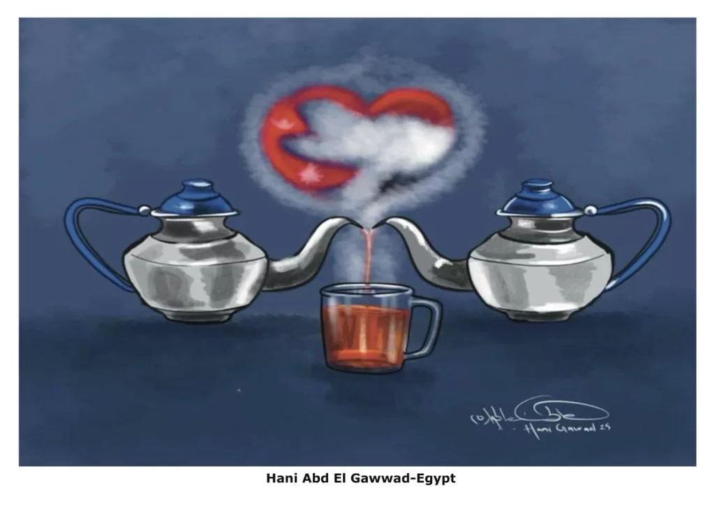 Thé et caricature, un arôme et un art raffiné 12 - Le Progrès Egyptien Thé et caricature, un arôme et un art raffiné 11 - Le Progrès Egyptien