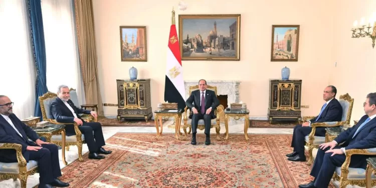 Le Président reçoit le ministre iranien des Affaires étrangères 1 - Le Progrès Egyptien