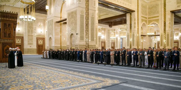 Al-Sissi célèbre l'Aïd al-Adha à la Nouvelle Capitale administrative 1 - Le Progrès Egyptien