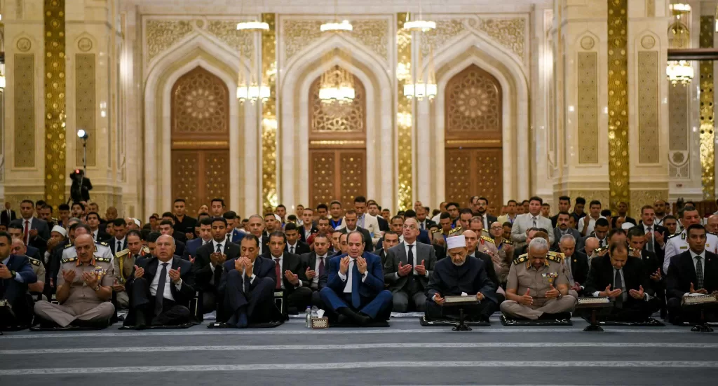 Al-Sissi célèbre l'Aïd al-Adha à la Nouvelle Capitale administrative 6 - Le Progrès Egyptien Al-Sissi célèbre l'Aïd al-Adha à la Nouvelle Capitale administrative 5 - Le Progrès Egyptien