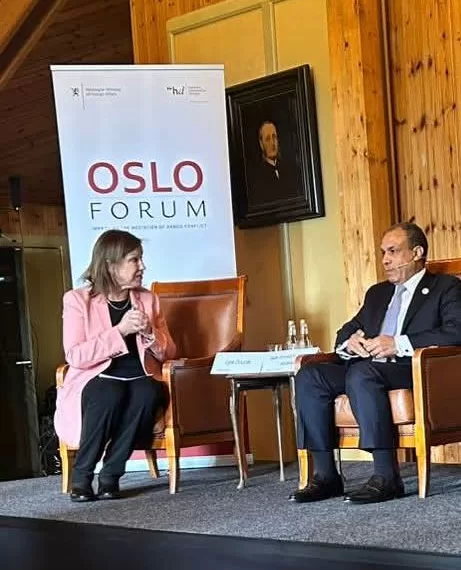 Abdel Aati participe aux sessions du Forum d’Oslo 2 - Le Progrès Egyptien Abdel Aati participe aux sessions du Forum d’Oslo 1 - Le Progrès Egyptien
