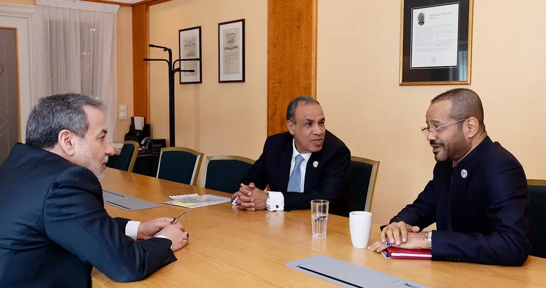 Le ministre des AE tient une réunion tripartite avec ses homologues d’Oman et d’Iran 2 - Le Progrès Egyptien Le ministre des AE tient une réunion tripartite avec ses homologues d’Oman et d’Iran 1 - Le Progrès Egyptien