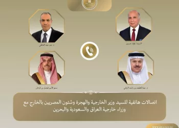 Contacts du ministre égyptien des AE avec ses homologues d’Irak, d’Arabie saoudite et de Bahreïn