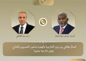 Entretien téléphonique entre Abdel Aati et son homologue nigérian