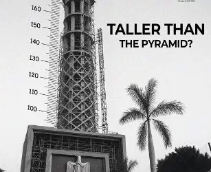 La Tour du Caire, le plus haut édifice d’Afrique en 1961