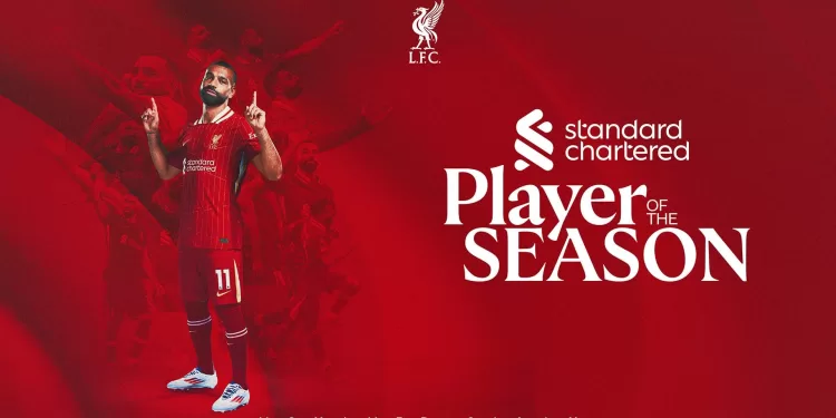 Salah remporte le titre de joueur masculin de la saison de Liverpool pour la 5e fois 1 - Le Progrès Egyptien