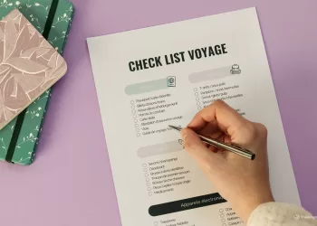 Check List de voyage pour faire votre sac