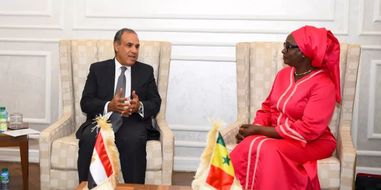 Réunion entre le ministre des Affaires étrangères et la ministre sénégalaise de l'Intégration africaine et des AE 2 - Le Progrès Egyptien Réunion entre le ministre des Affaires étrangères et la ministre sénégalaise de l'Intégration africaine et des AE 1 - Le Progrès Egyptien