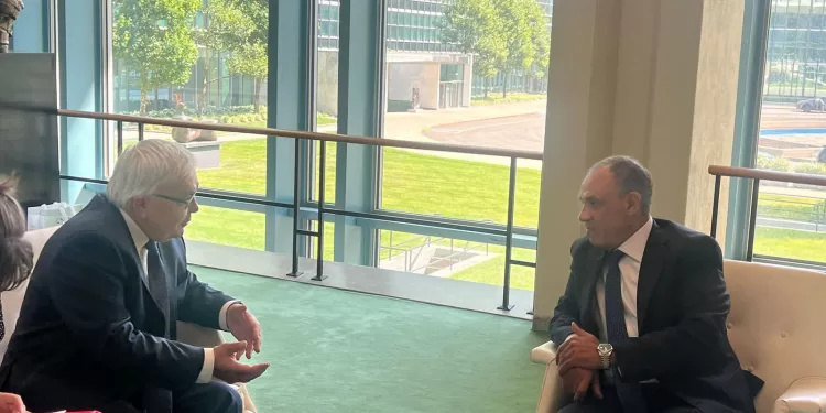 Le ministre des AE s’entretient avec le vice-ministre russe des AE<br> 1 - Le Progrès Egyptien