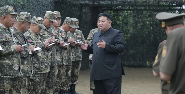 Kim Jong Un appelle ses soldats à se préparer "à la vraie guerre" 2 - Le Progrès Egyptien Kim Jong Un appelle ses soldats à se préparer "à la vraie guerre" 1 - Le Progrès Egyptien
