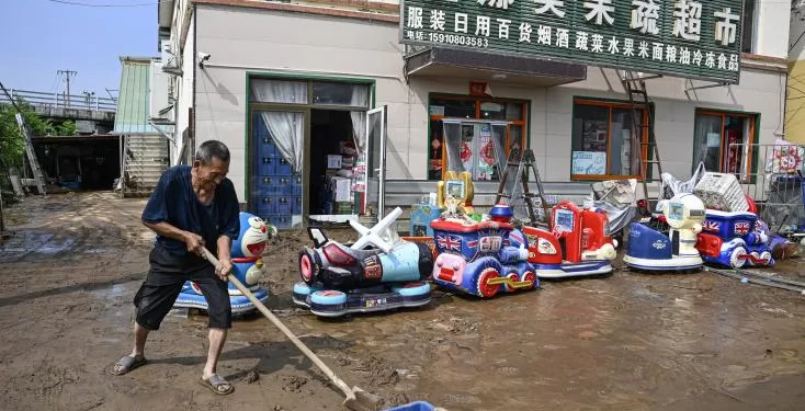 Déluge et inondations dans le nord de la Chine, plus de 30 morts 1 - Le Progrès Egyptien