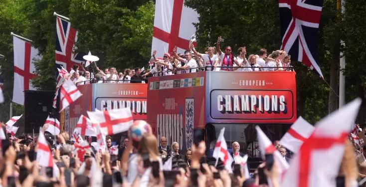 Les "Lionesses" acclamées à Londres après leur triomphe à l'Euro 2025 1 - Le Progrès Egyptien