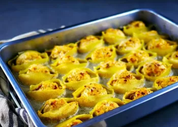 Conchiglioni aux boulettes de poulet