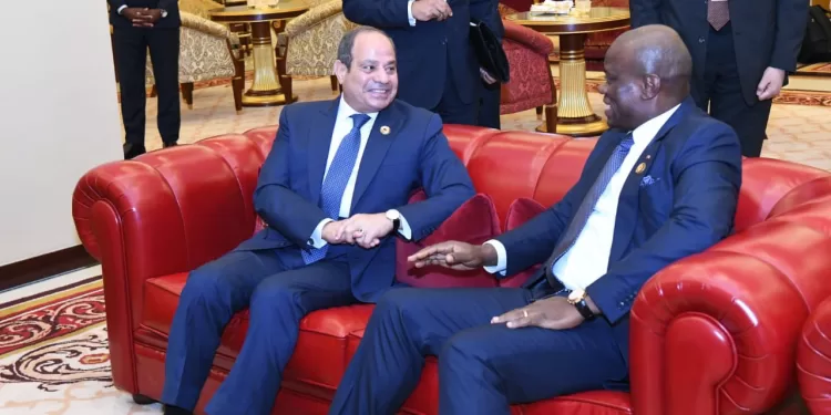 Sommet de l’UA : Al-Sissi s’entretient avec plusieurs dirigeants africains 2 - Le Progrès Egyptien Sommet de l’UA : Al-Sissi s’entretient avec plusieurs dirigeants africains 1 - Le Progrès Egyptien
