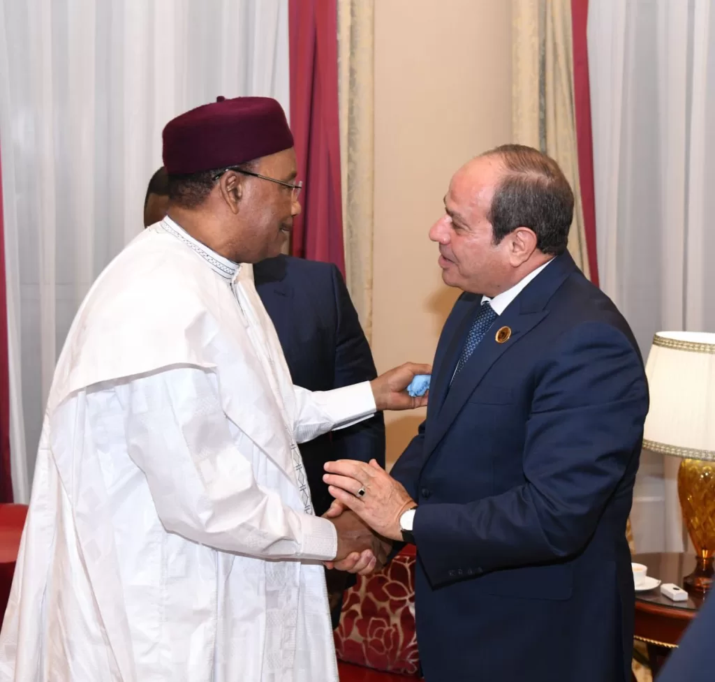 Sommet de l’UA : Al-Sissi s’entretient avec plusieurs dirigeants africains 6 - Le Progrès Egyptien Sommet de l’UA : Al-Sissi s’entretient avec plusieurs dirigeants africains 5 - Le Progrès Egyptien
