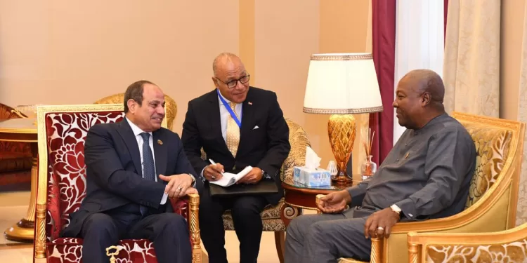 Rencontre Al-Sissi et le président ghanéen pour renforcer les relations bilatérales et la coopération africaine 2 - Le Progrès Egyptien Rencontre Al-Sissi et le président ghanéen pour renforcer les relations bilatérales et la coopération africaine 1 - Le Progrès Egyptien