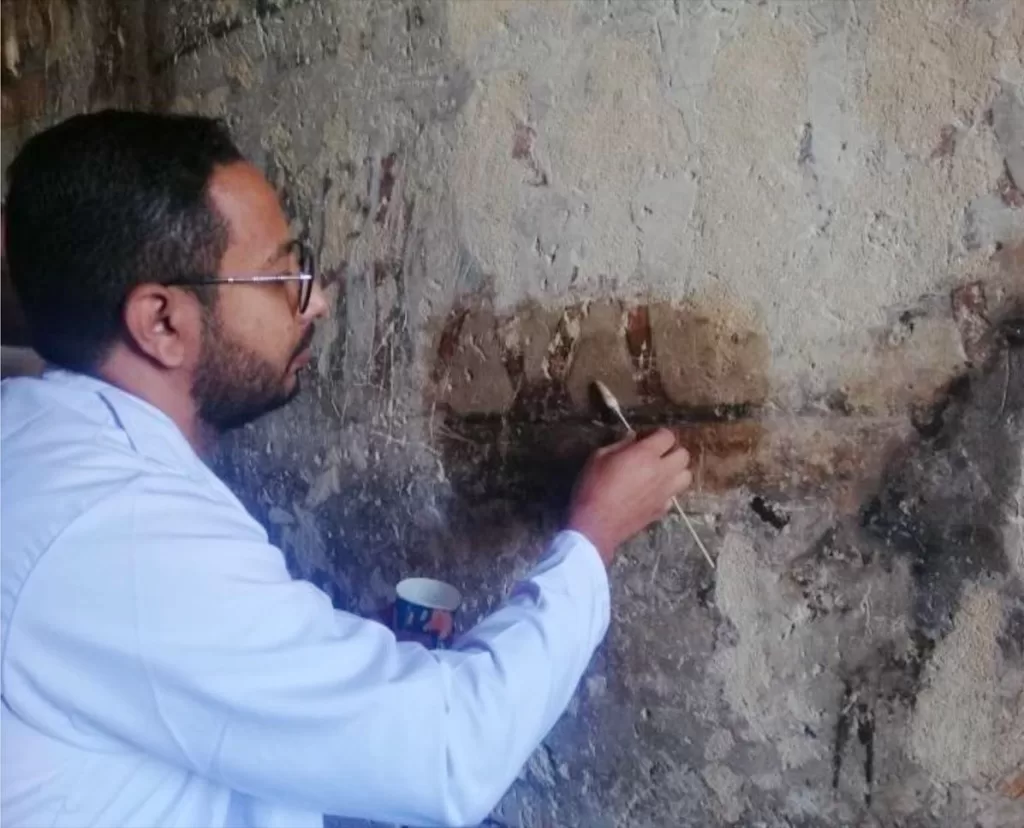 Sohag : Restauration de la tombe des "Deux frères" à Atrebis 4 - Le Progrès Egyptien Sohag : Restauration de la tombe des "Deux frères" à Atrebis 3 - Le Progrès Egyptien