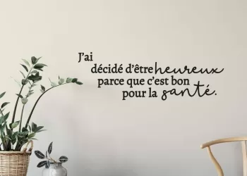 Être heureux est un choix…