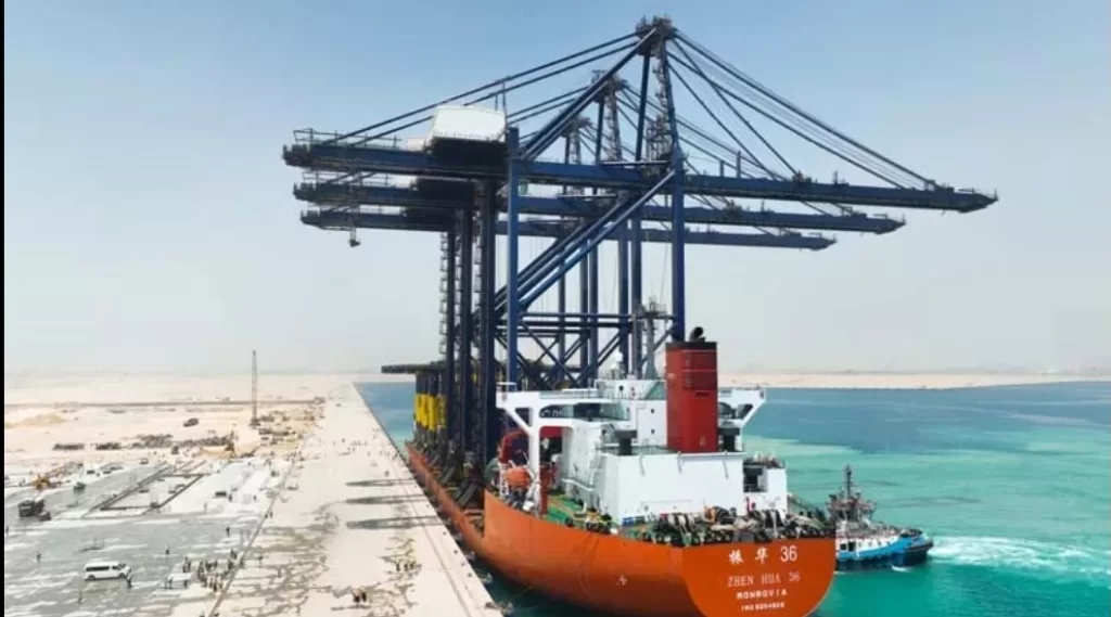 Avancement du développement du port de Sokhna 4 - Le Progrès Egyptien Avancement du développement du port de Sokhna 3 - Le Progrès Egyptien