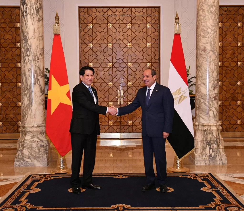 Al-Sissi à son homologue vietnamien : L'Égypte restera toujours le portail de l'aide humanitaire vers Gaza 4 - Le Progrès Egyptien Al-Sissi à son homologue vietnamien : L'Égypte restera toujours le portail de l'aide humanitaire vers Gaza 3 - Le Progrès Egyptien
