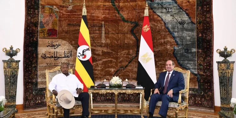 Al-Sissi reçoit le président ougandais Museveni 1 - Le Progrès Egyptien
