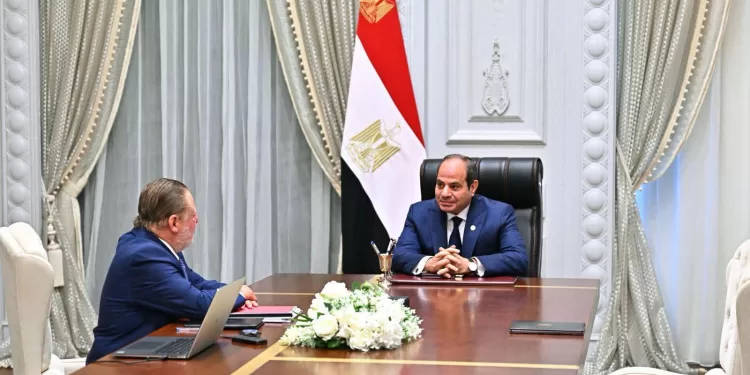 Al-Sissi s’entretient avec le gouverneur de la Banque centrale sur la situation économique 2 - Le Progrès Egyptien Al-Sissi s’entretient avec le gouverneur de la Banque centrale sur la situation économique 1 - Le Progrès Egyptien