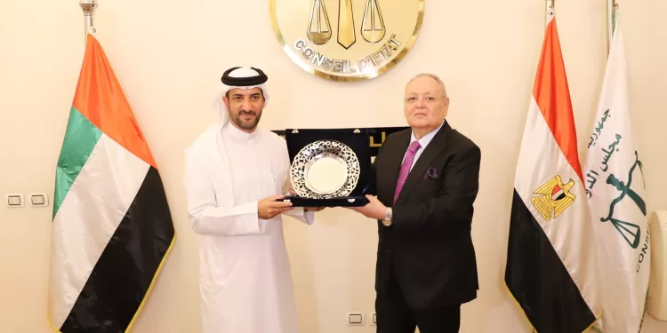 Visite historique du vice-gouverneur de Sharjah au Conseil d’État égyptien 1 - Le Progrès Egyptien