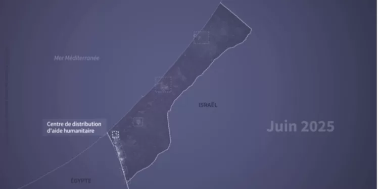 Gaza vu du ciel, un territoire plongé dans le noir 2 - Le Progrès Egyptien Gaza vu du ciel, un territoire plongé dans le noir 1 - Le Progrès Egyptien