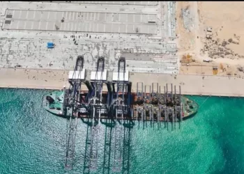 Avancement du développement du port de Sokhna