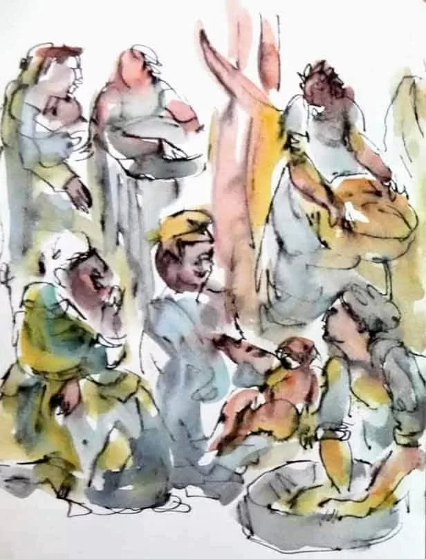 Le roi du croquis : Ibrahim Philipe... Un voyage à travers la ligne et la couleur 17 - Le Progrès Egyptien