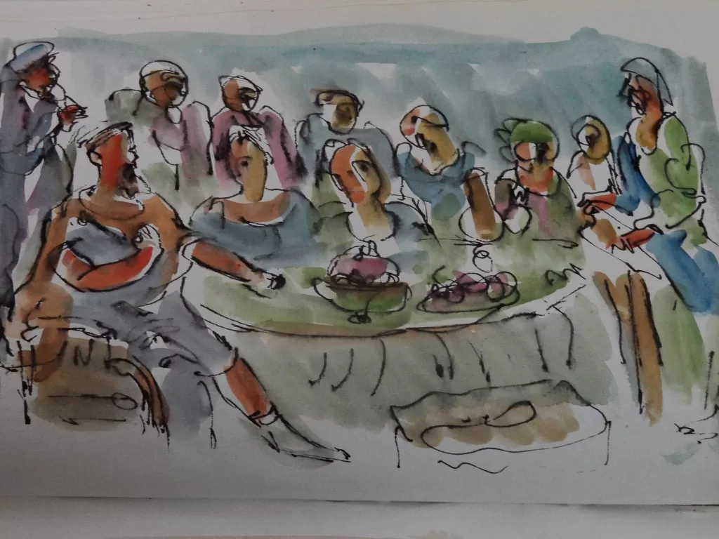 Le roi du croquis : Ibrahim Philipe... Un voyage à travers la ligne et la couleur 19 - Le Progrès Egyptien