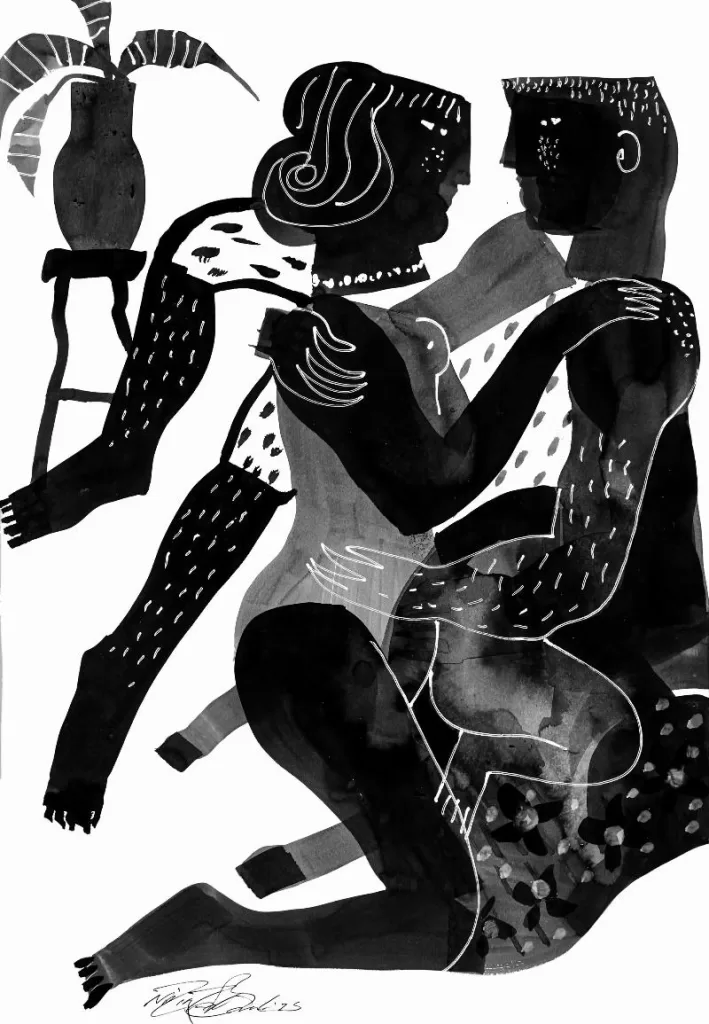 Nazier El-Tonboly ou l’art de la mer transfiguré par l’«Encre» 14 - Le Progrès Egyptien Nazier El-Tonboly ou l’art de la mer transfiguré par l’«Encre» 13 - Le Progrès Egyptien