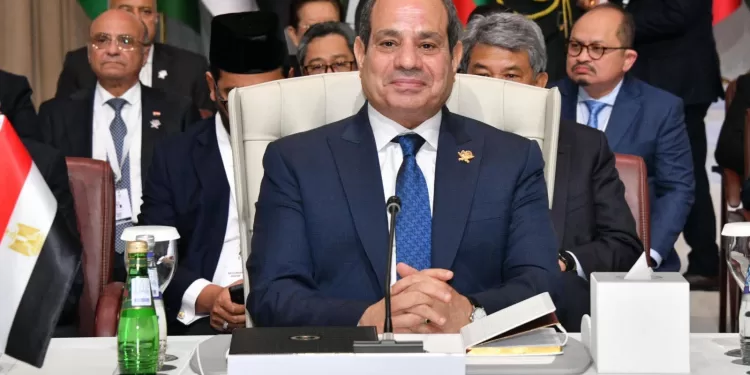 Retour du Président Al-Sissi du Sommet de Doha 1 - Le Progrès Egyptien