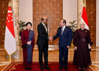 Le président Abdel-Fattah Al-Sissi reçoit son homologue singapourien au Caire