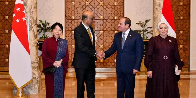 Le président Abdel-Fattah Al-Sissi reçoit son homologue singapourien au Caire 1 - Le Progrès Egyptien