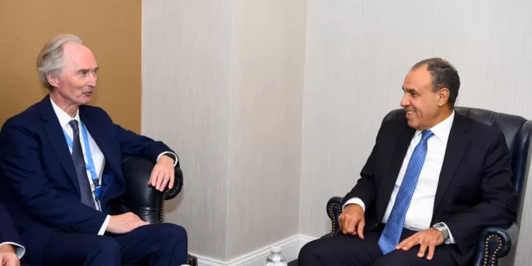 Rencontre Abdel Aati - Pedersen à New York 1 - Le Progrès Egyptien