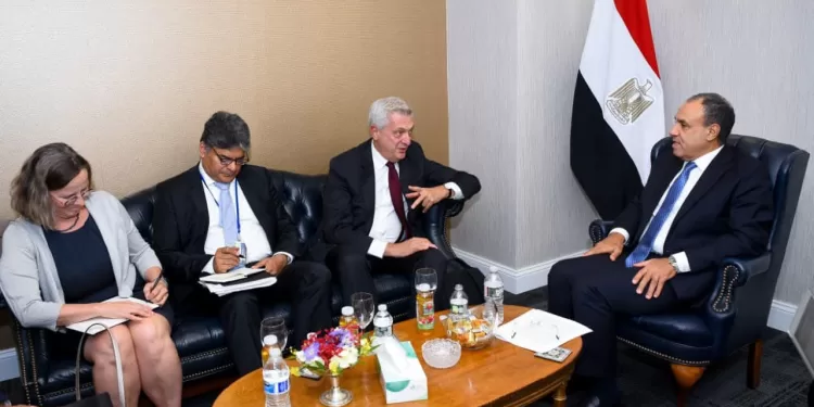 Abdel Aati rencontre Filippo Grandi à New York 2 - Le Progrès Egyptien Abdel Aati rencontre Filippo Grandi à New York 1 - Le Progrès Egyptien