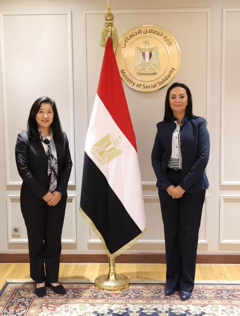 La ministre de la Solidarité sociale reçoit la nouvelle représentante du PNUD en Égypte 4 - Le Progrès Egyptien La ministre de la Solidarité sociale reçoit la nouvelle représentante du PNUD en Égypte 3 - Le Progrès Egyptien