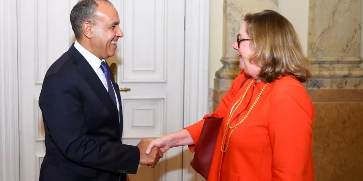 Abdel Aati reçoit la directrice générale de la Force multinationale au Sinaï 2 - Le Progrès Egyptien Abdel Aati reçoit la directrice générale de la Force multinationale au Sinaï 1 - Le Progrès Egyptien