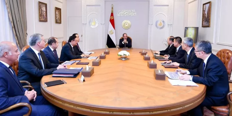 Al-Sissi accueille les dirigeants du géant chinois CNCEC pour discuter d’un projet stratégique en Egypte 1 - Le Progrès Egyptien