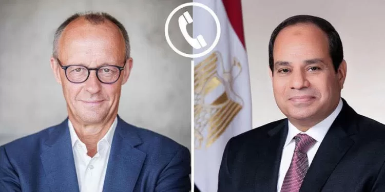 Al-Sissi s’entretient avec Merz sur les efforts de paix à Gaza 1 - Le Progrès Egyptien