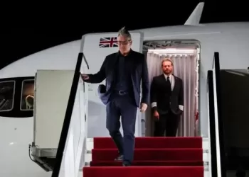 Le Premier ministre britannique arrive à Charm El-Cheikh