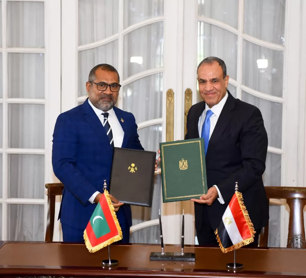Consultations politiques entre les ministres des Affaires étrangères de l’Égypte et des Maldives 4 - Le Progrès Egyptien Consultations politiques entre les ministres des Affaires étrangères de l’Égypte et des Maldives 3 - Le Progrès Egyptien