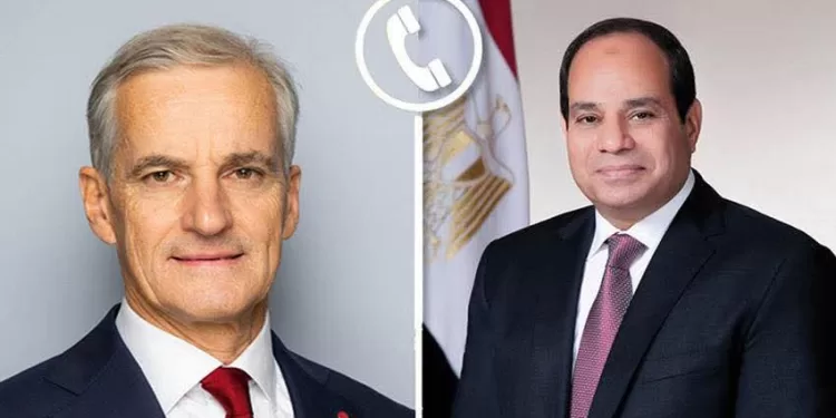 Le président Al-Sissi et le PM norvégien unis pour la paix et la reconstruction de Gaza 1 - Le Progrès Egyptien
