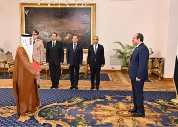 Al-Sissi reçoit les lettres de créance du nouvel ambassadeur des Émirats arabes unis 3 - Le Progrès Egyptien Al-Sissi reçoit les lettres de créance du nouvel ambassadeur des Émirats arabes unis