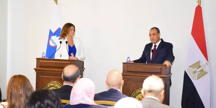 Conférence de presse d’Abdel Aati avec son homologue slovène 1 - Le Progrès Egyptien