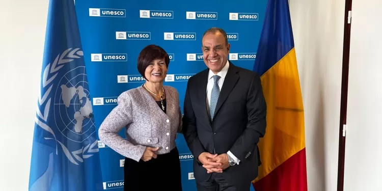 Candidature égyptienne à l’UNESCO : Abdel Aati rencontre la présidente de la Conférence générale 2 - Le Progrès Egyptien Candidature égyptienne à l’UNESCO : Abdel Aati rencontre la présidente de la Conférence générale 1 - Le Progrès Egyptien