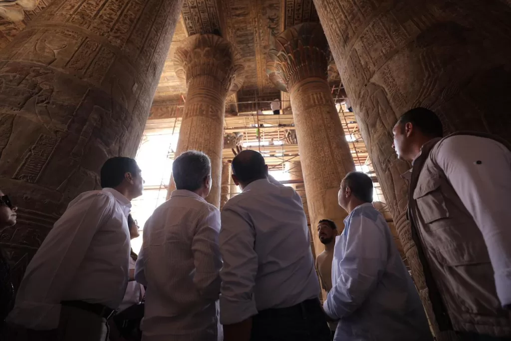 Le projet de restauration du temple d’Esna, ressuscite le patrimoine égyptien 6 - Le Progrès Egyptien Le projet de restauration du temple d’Esna, ressuscite le patrimoine égyptien 5 - Le Progrès Egyptien